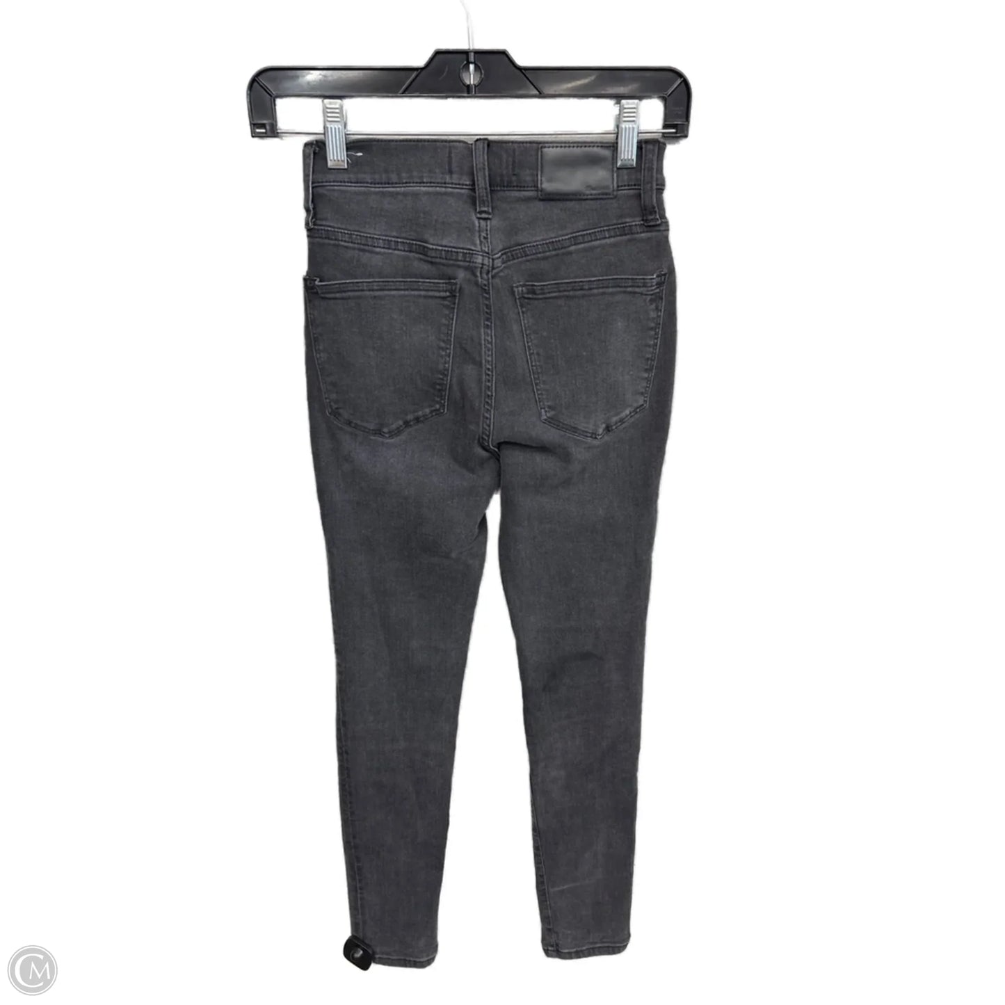 Jeans Skinny By Madewell In Black Denim, Size: 0
