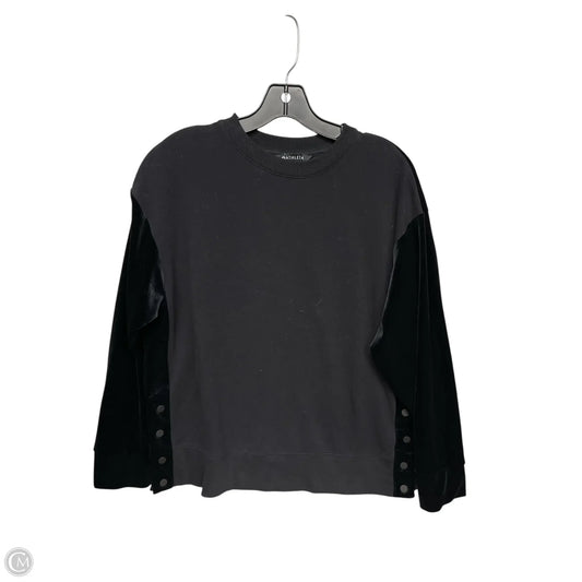 Athletic Sweatshirt Crewneck By Athleta In Black, Size: S