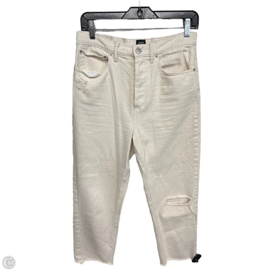 Jeans Straight By Bdg In Cream, Size: 6