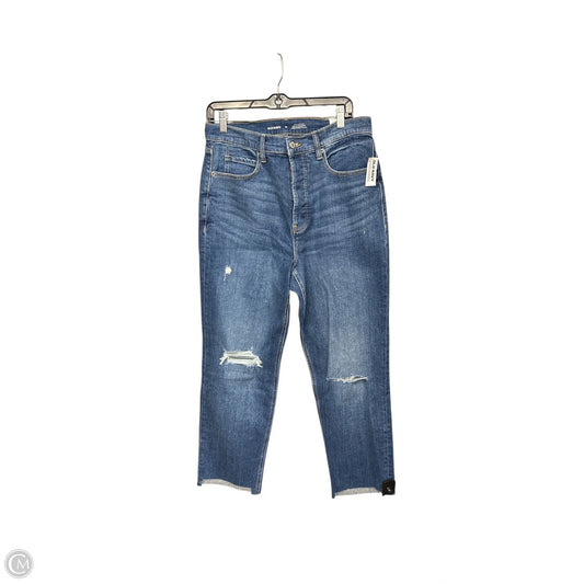 Jeans Straight By Old Navy In Blue Denim, Size: 12
