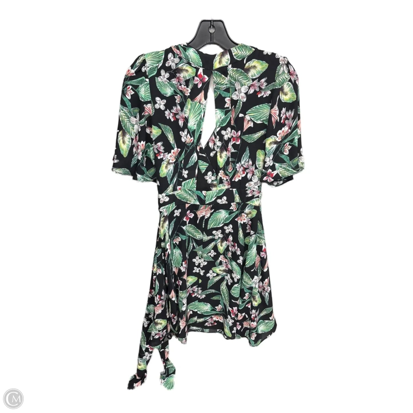 Dress Casual Short By Clothes Mentor In Black & Green, Size: L