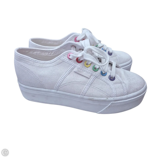 Shoes Sneakers By Superga In White, Size: 9.5