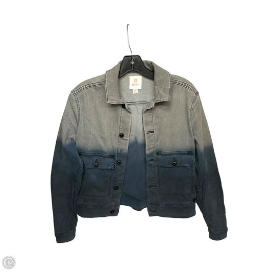 Jacket Denim By Lularoe In Blue & Grey, Size: Xs