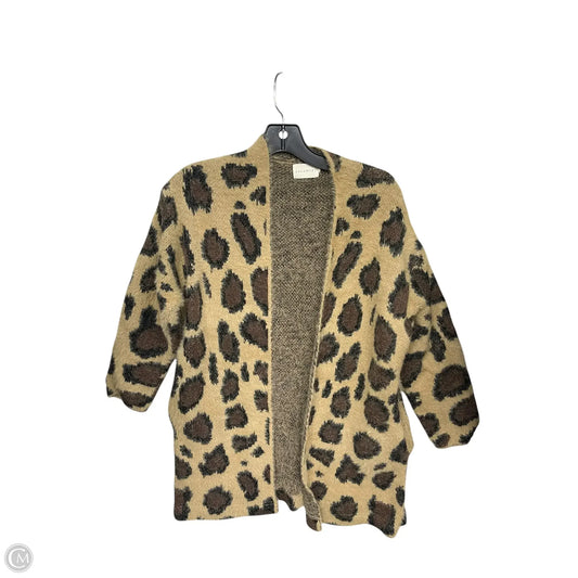 Cardigan By Dreamers In Animal Print, Size: S