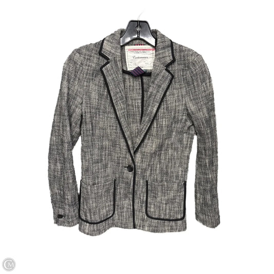 Blazer By Anthropologie In Black & Cream, Size: 0
