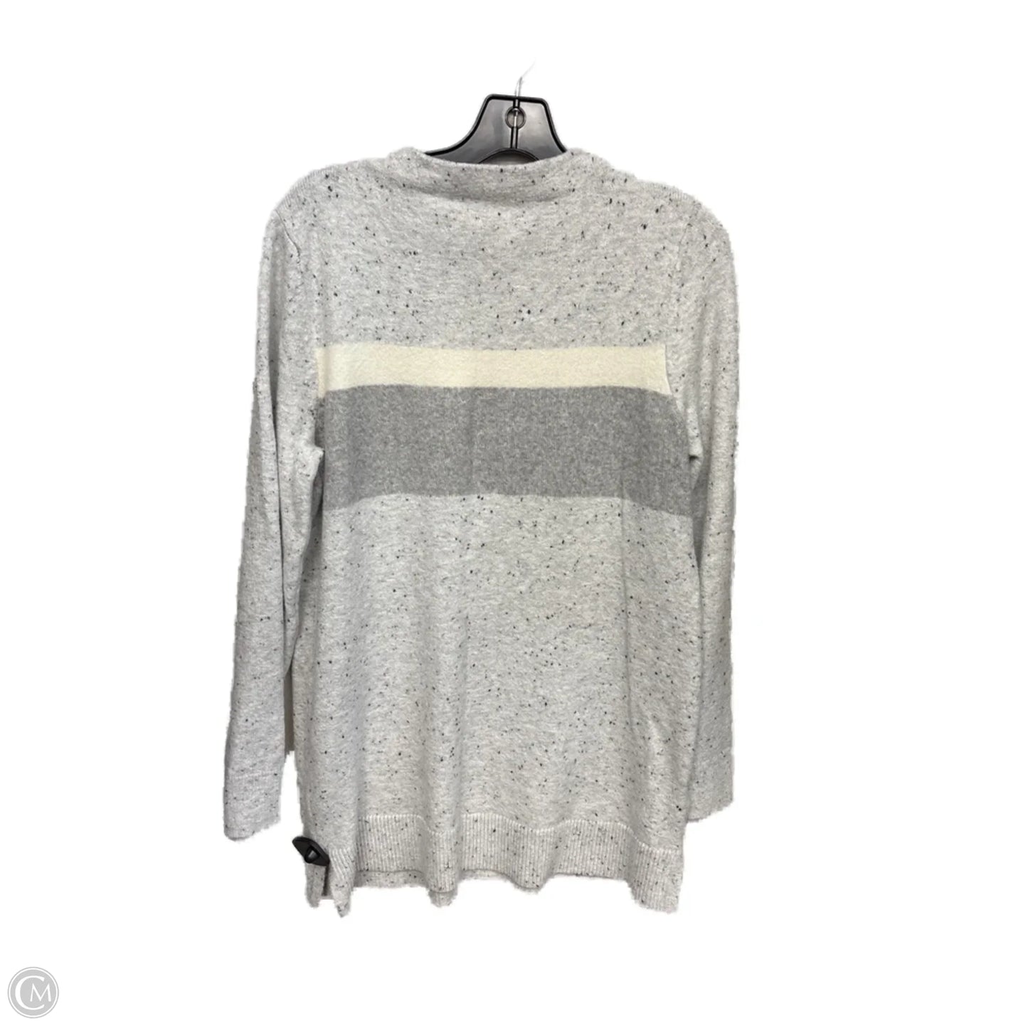 Sweater By Loft In Grey, Size: L