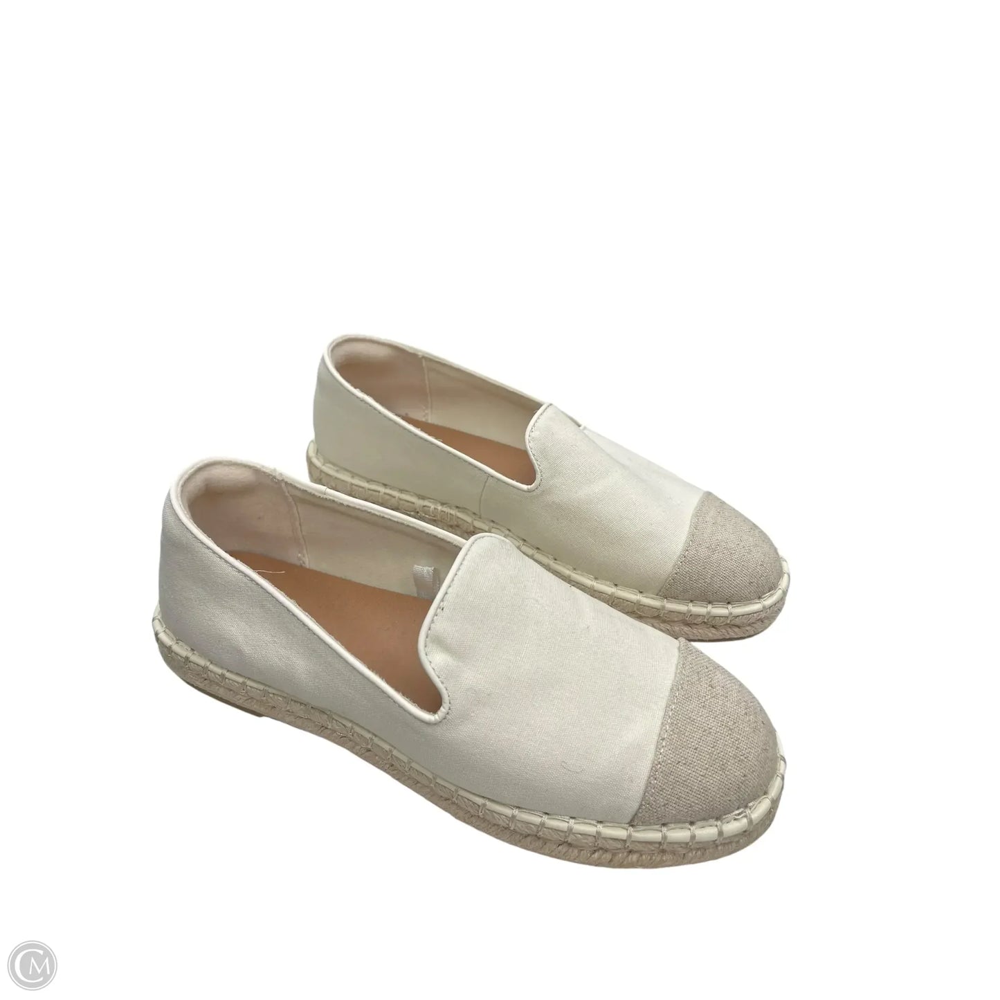Shoes Flats By Universal Thread In Cream, Size: 8
