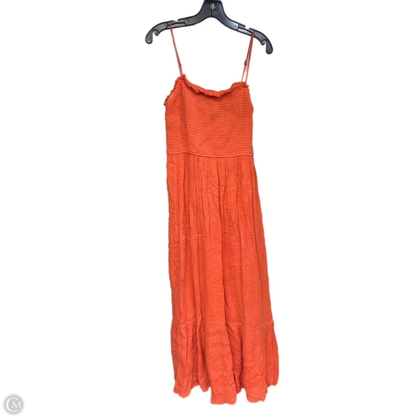 Dress Casual Maxi By Anthropologie In Orange, Size: M