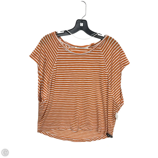 Top Short Sleeve By We The Free In Orange, Size: Xs