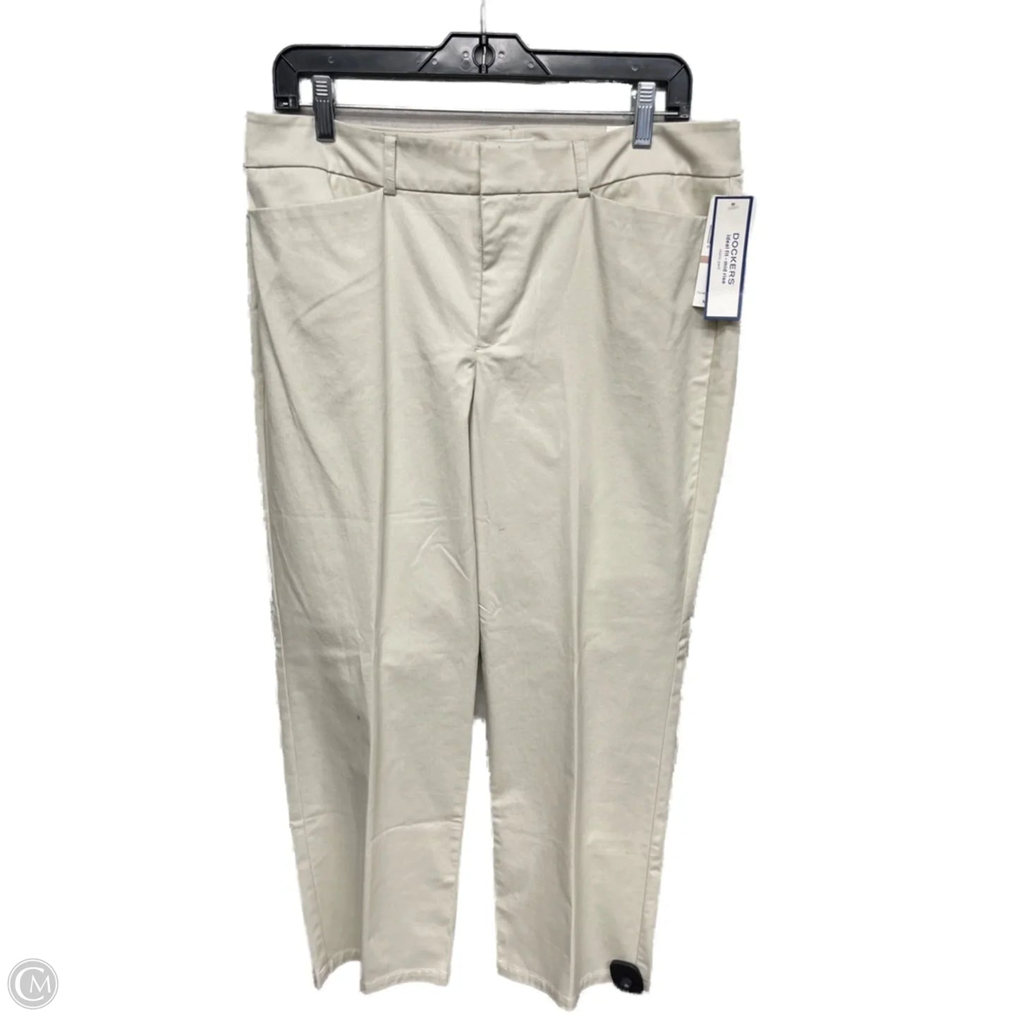 Pants Dress By Dockers In Cream, Size: 12p