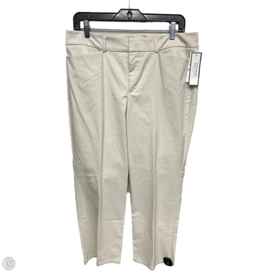 Pants Dress By Dockers In Cream, Size: 12p