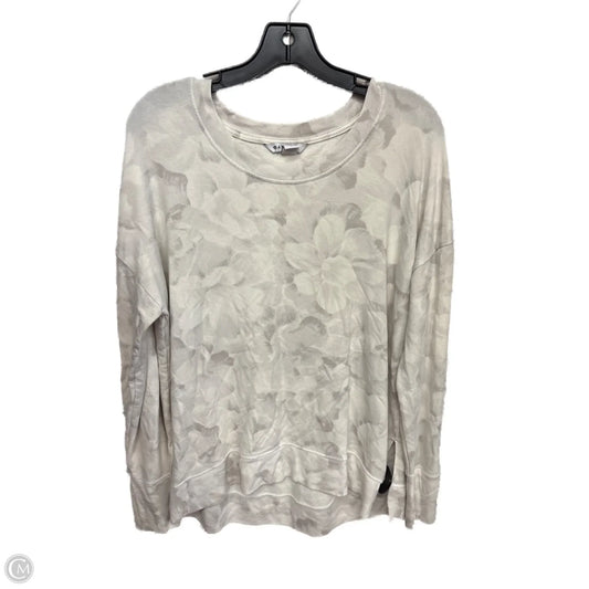 Athletic Sweatshirt Crewneck By Athleta In Cream, Size: L