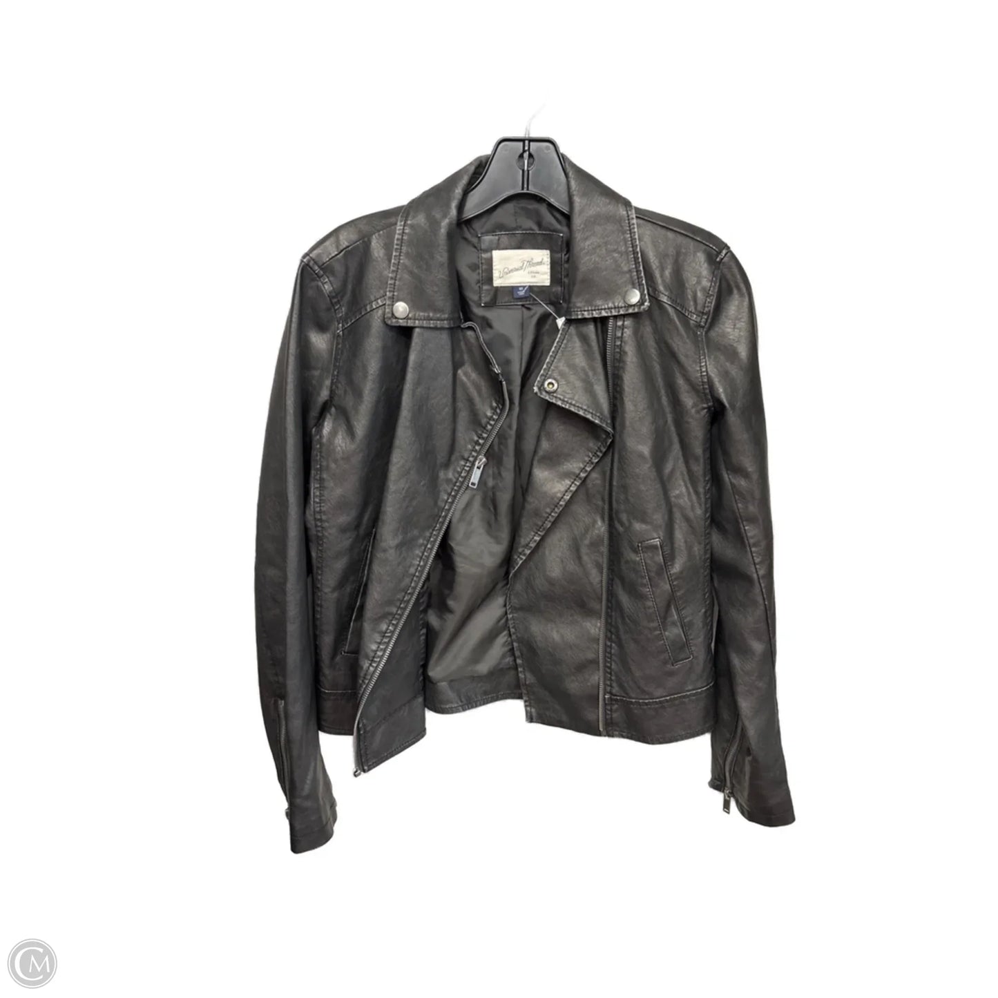 Jacket Moto By Universal Thread In Black, Size: Xs