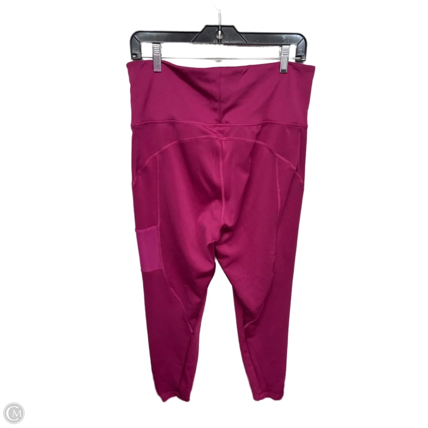 Athletic Leggings By Adidas In Purple, Size: L