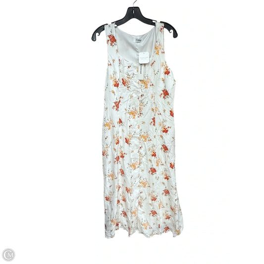 Dress Casual Maxi By Clothes Mentor In Floral Print, Size: L