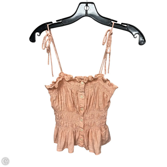 Top Sleeveless By Universal Thread In Coral, Size: S