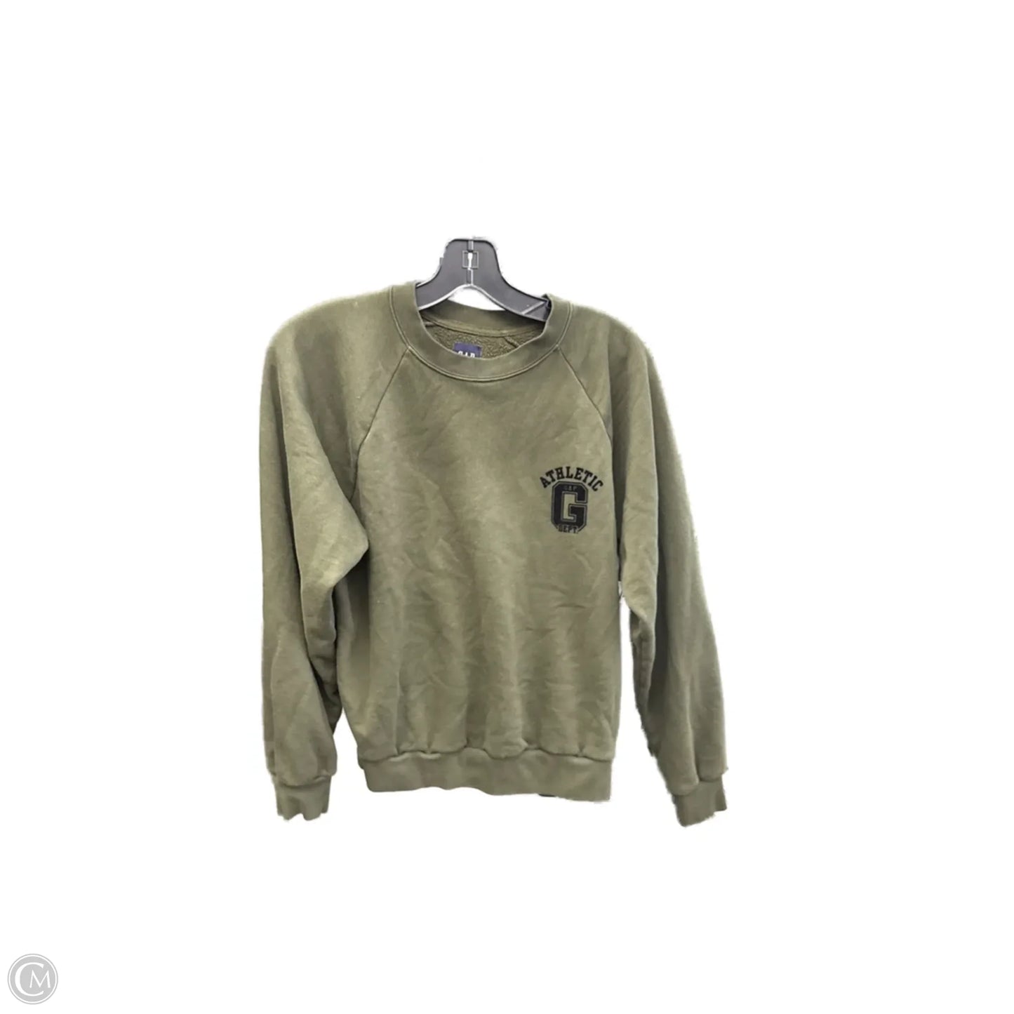Sweatshirt Crewneck By Gap In Green, Size: Xs
