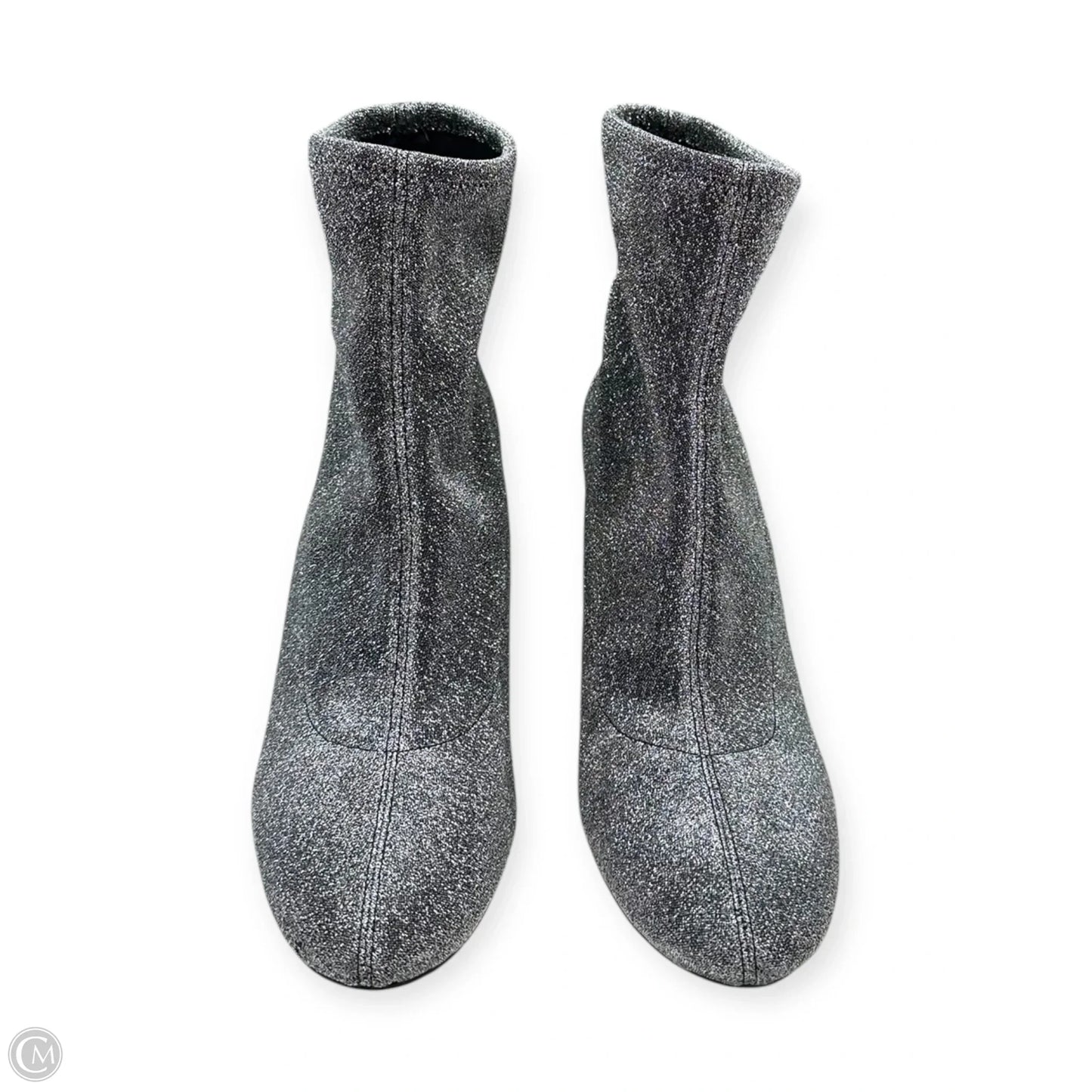 Boots Ankle Heels By Michael By Michael Kors In Silver, Size: 7