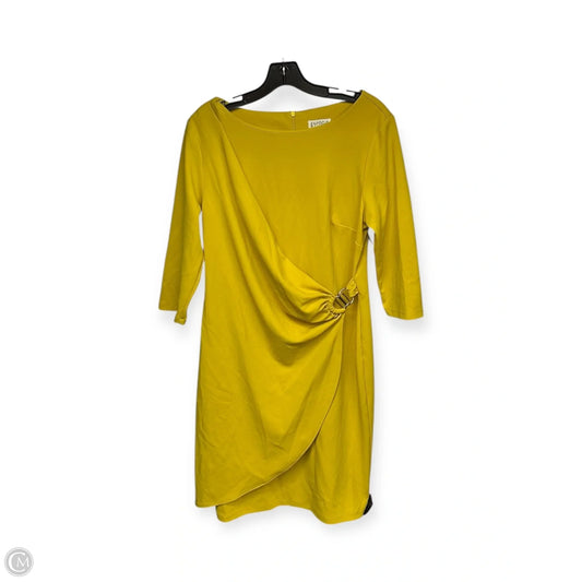 Dress Casual Short By Enfocus In Yellow, Size: 12