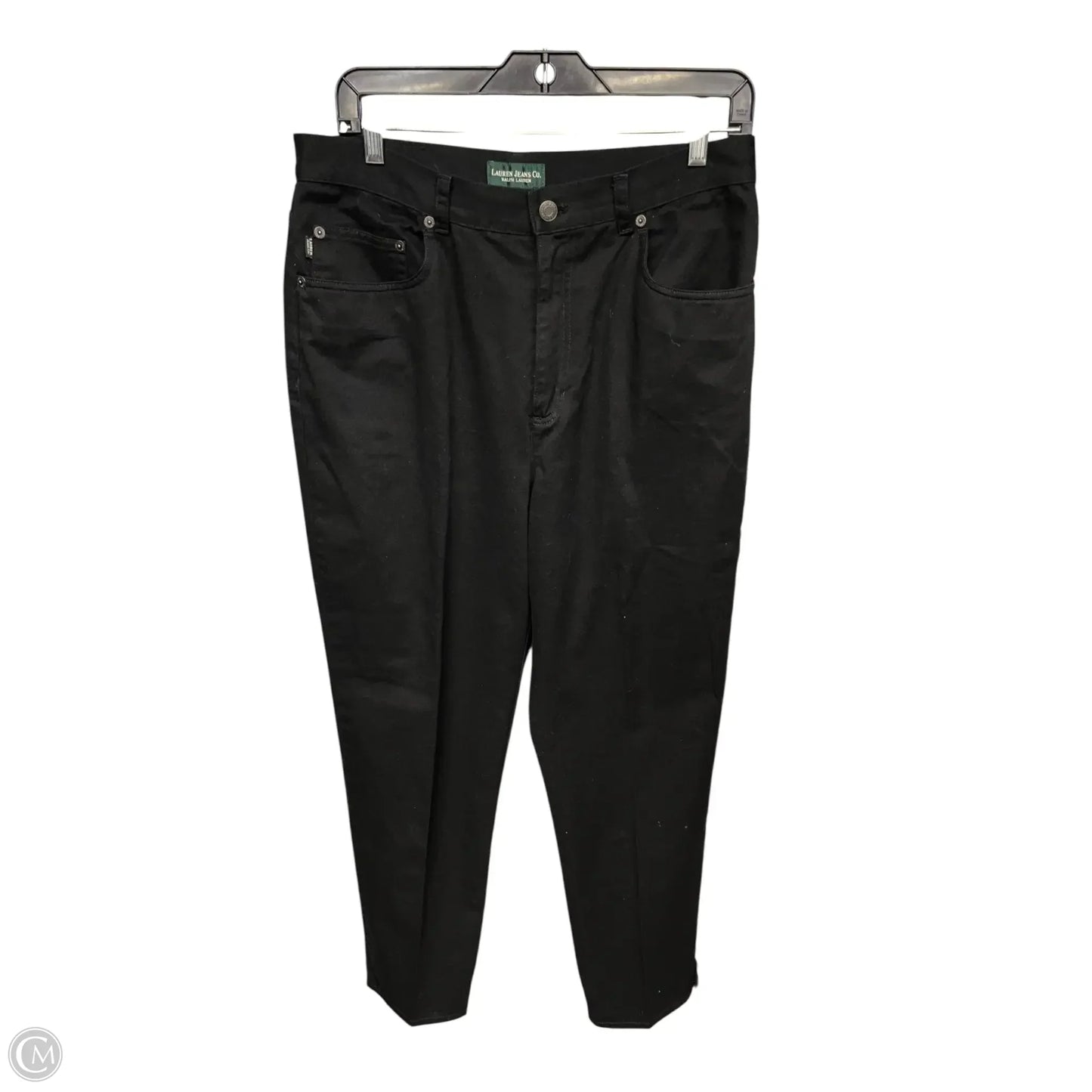 Jeans Straight By Lauren Jeans Co In Black, Size: 12