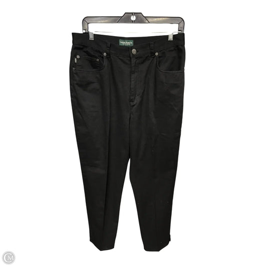 Jeans Straight By Lauren Jeans Co In Black, Size: 12