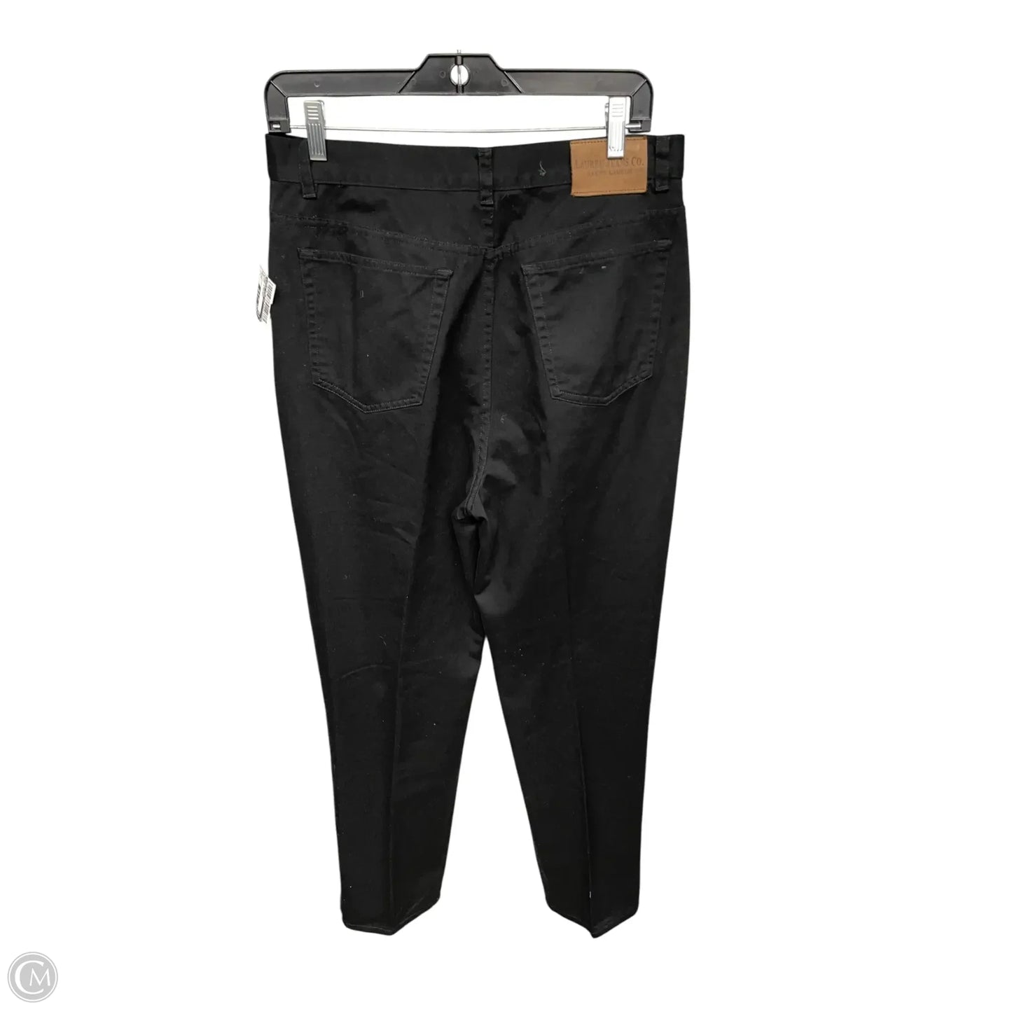 Jeans Straight By Lauren Jeans Co In Black, Size: 12