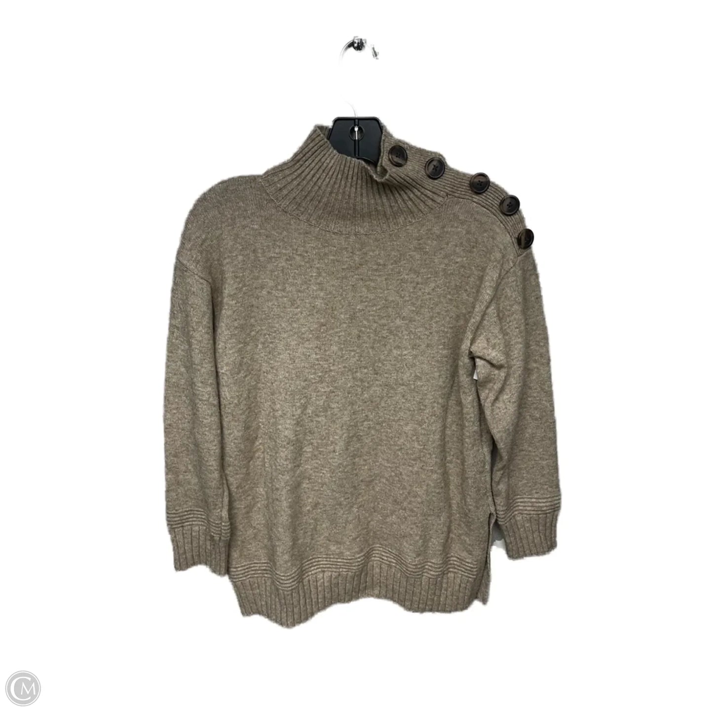 Sweater By Anthropologie In Tan, Size: Xs