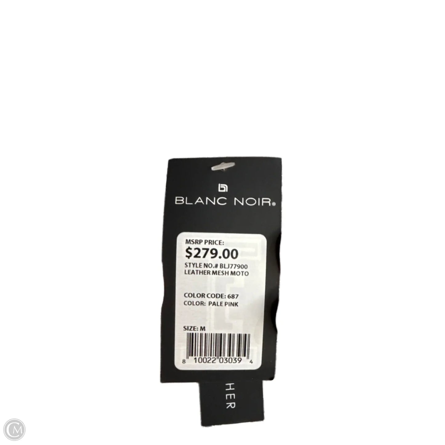 Jacket Moto By Clothes Mentor In Pink, Size: M