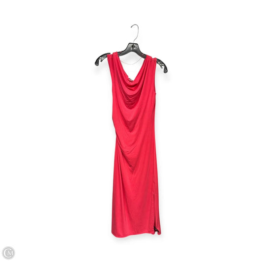 Dress Casual Midi By A New Day In Pink, Size: Xs