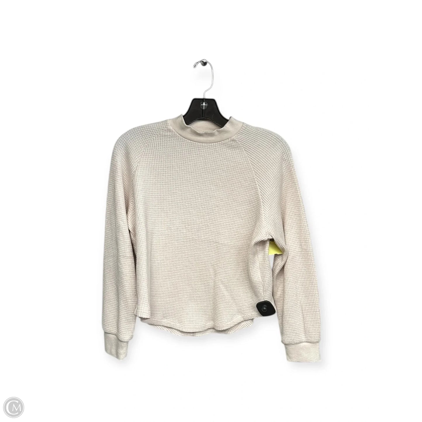 Top Long Sleeve By Madewell In Cream, Size: S