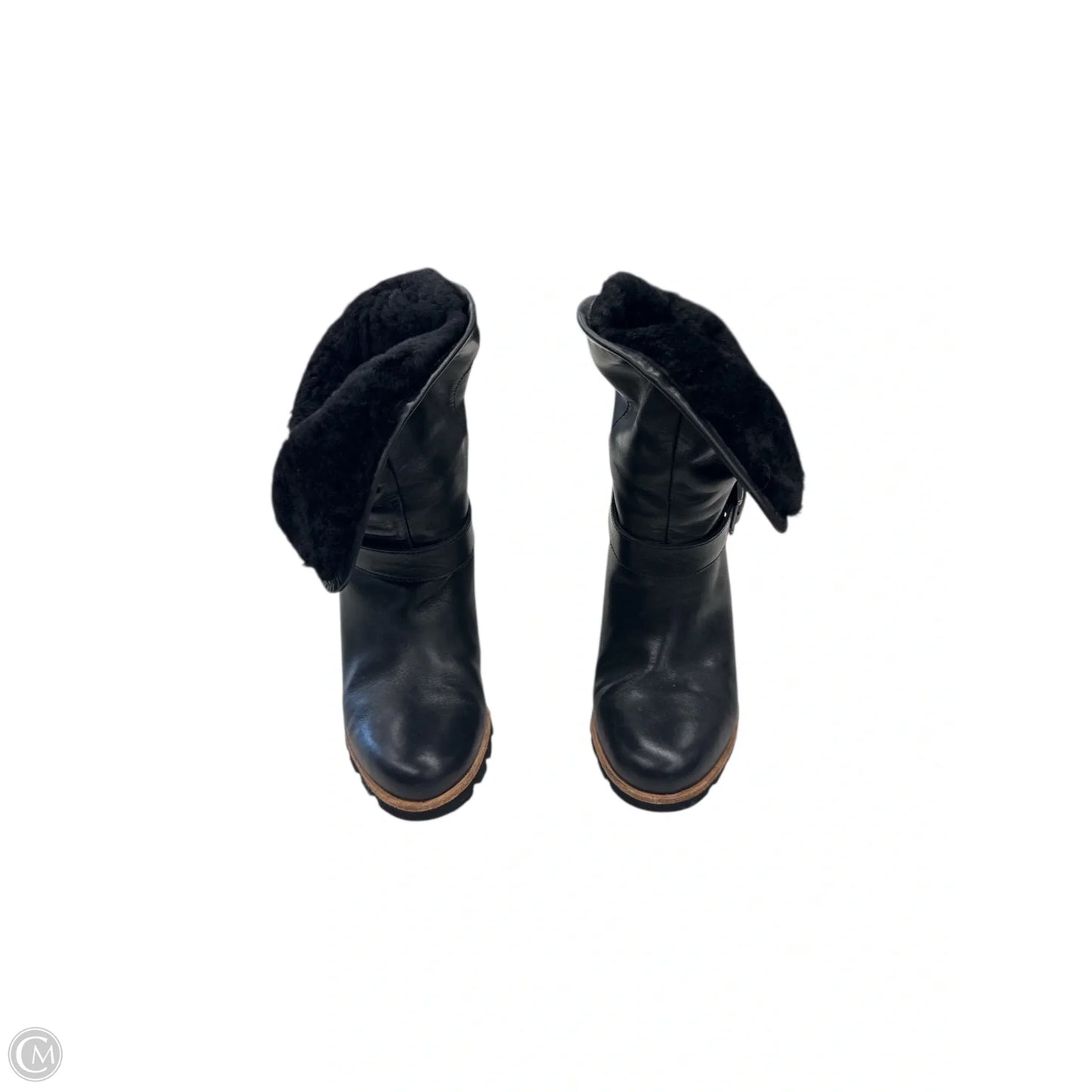Boots Designer By Ugg In Black, Size: 6