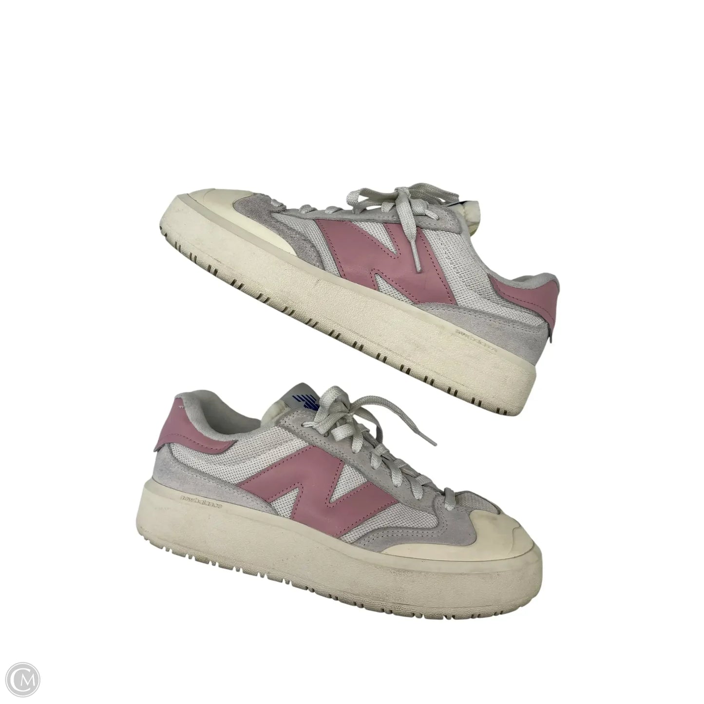 Shoes Sneakers By New Balance In Pink & White, Size: 8.5