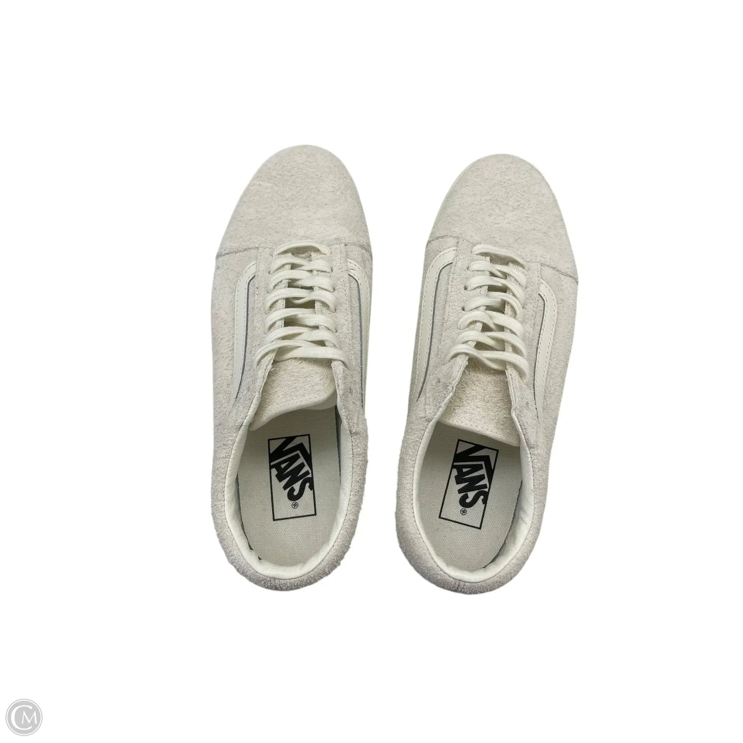 Shoes Sneakers By Vans In Cream, Size: 9