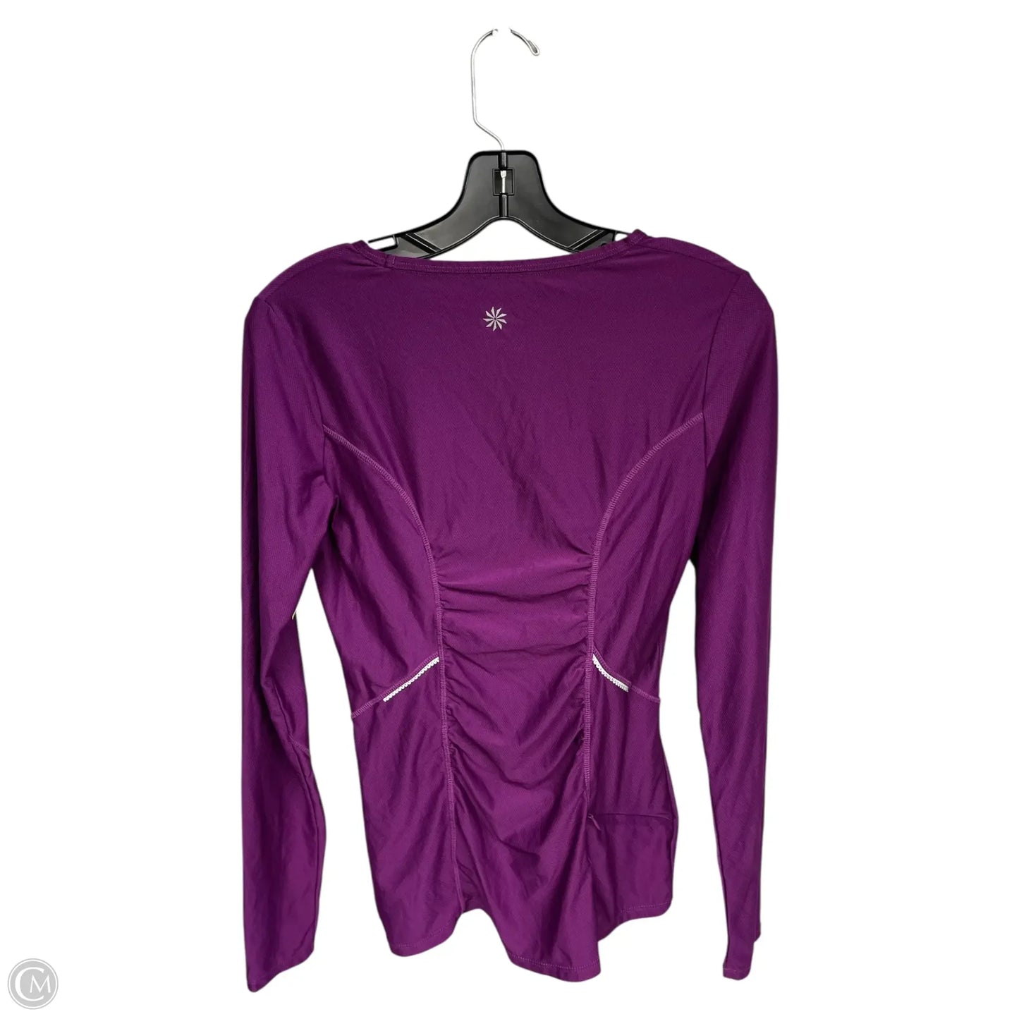 Athletic Top Long Sleeve Crewneck By Athleta In Purple, Size: S