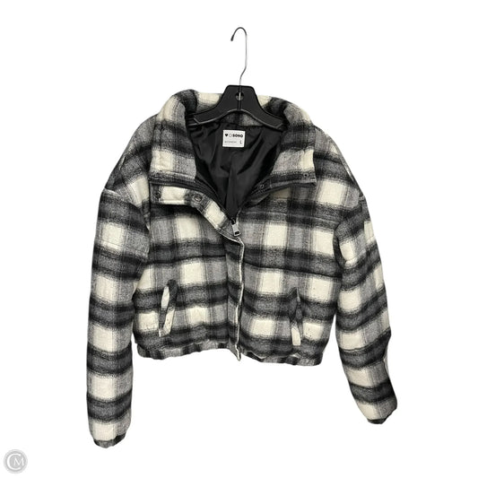 Jacket Puffer & Quilted By Ci Sono In Black & Cream, Size: L