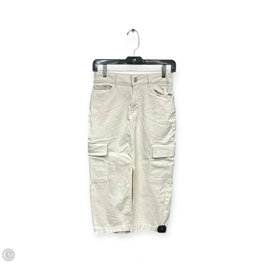 Skirt Midi By Clothes Mentor In Cream, Size: Xxs