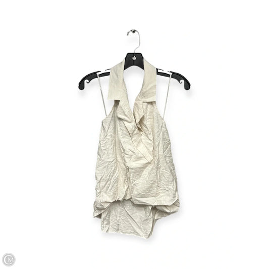 Top Sleeveless By Anthropologie In Cream, Size: Xs
