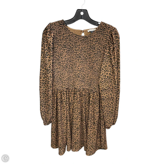 Dress Casual Short By American Eagle In Animal Print, Size: L