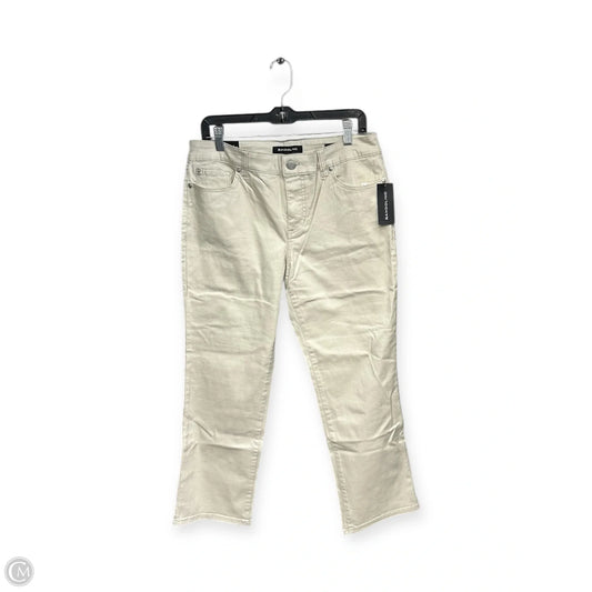 Jeans Straight By Bandolino In Tan, Size: 10p