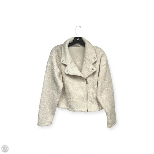 Jacket Moto By No Boundaries In Cream, Size: Xl