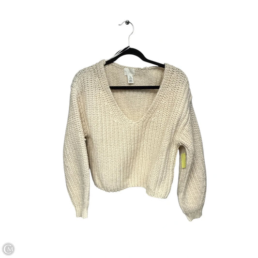 Sweater By H&m In Cream, Size: Xs