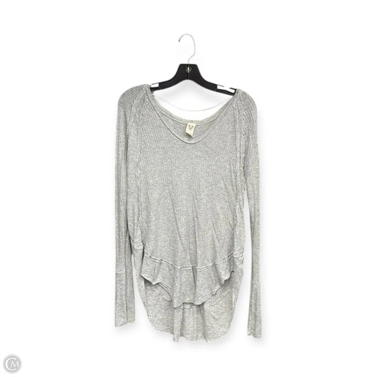 Top Long Sleeve By We The Free In Grey, Size: M