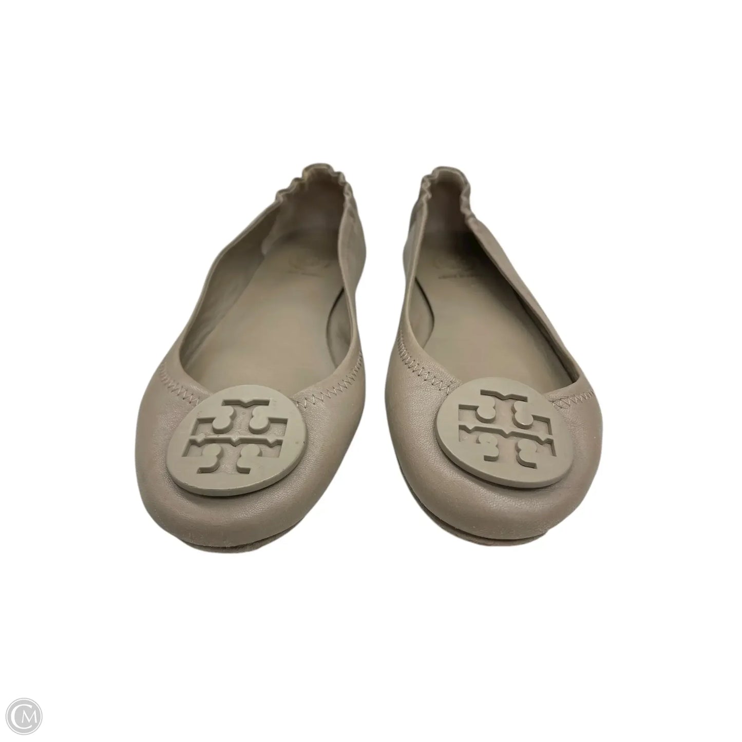 Shoes Designer By Tory Burch In Taupe, Size: 7