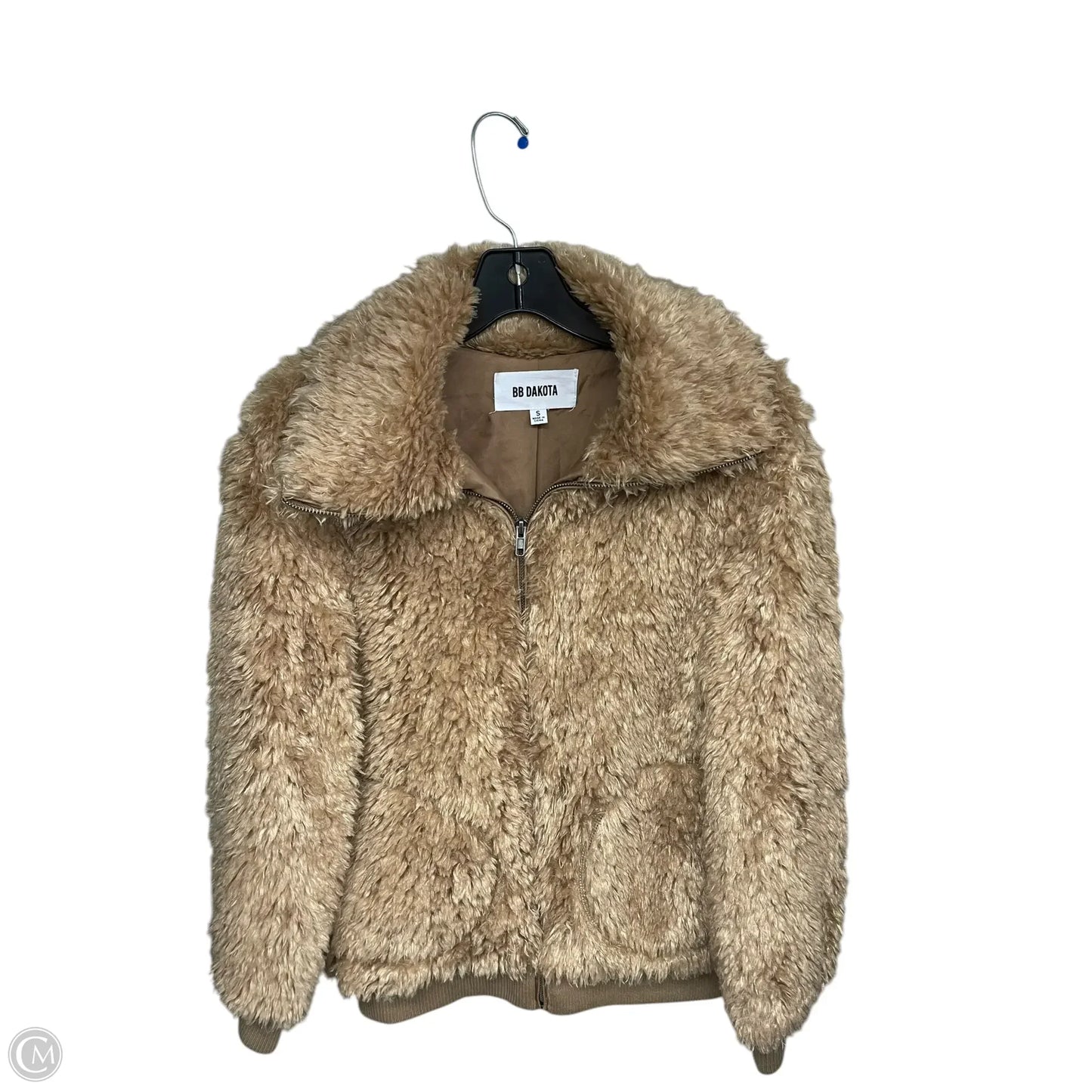 Jacket Faux Fur & Sherpa By Bb Dakota In Tan, Size: S