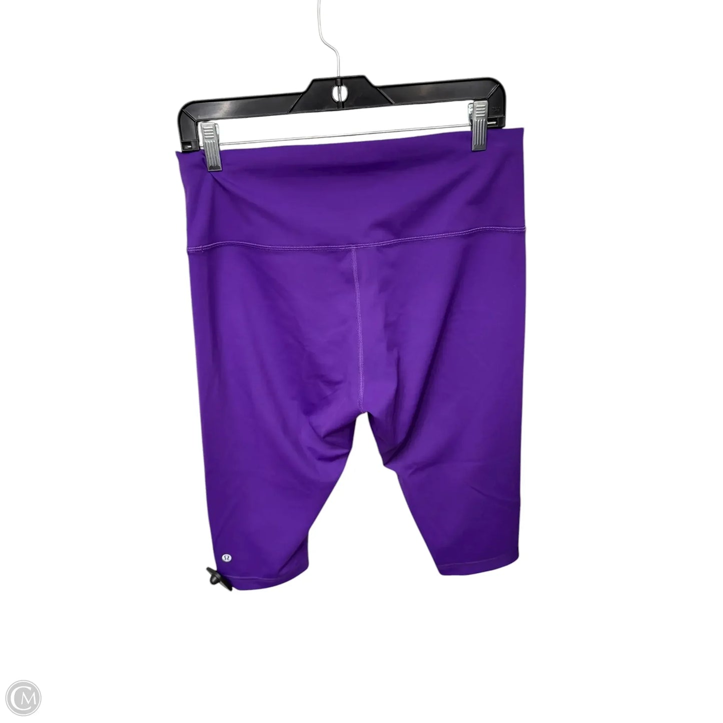 Athletic Capris By Lululemon In Purple, Size: 14