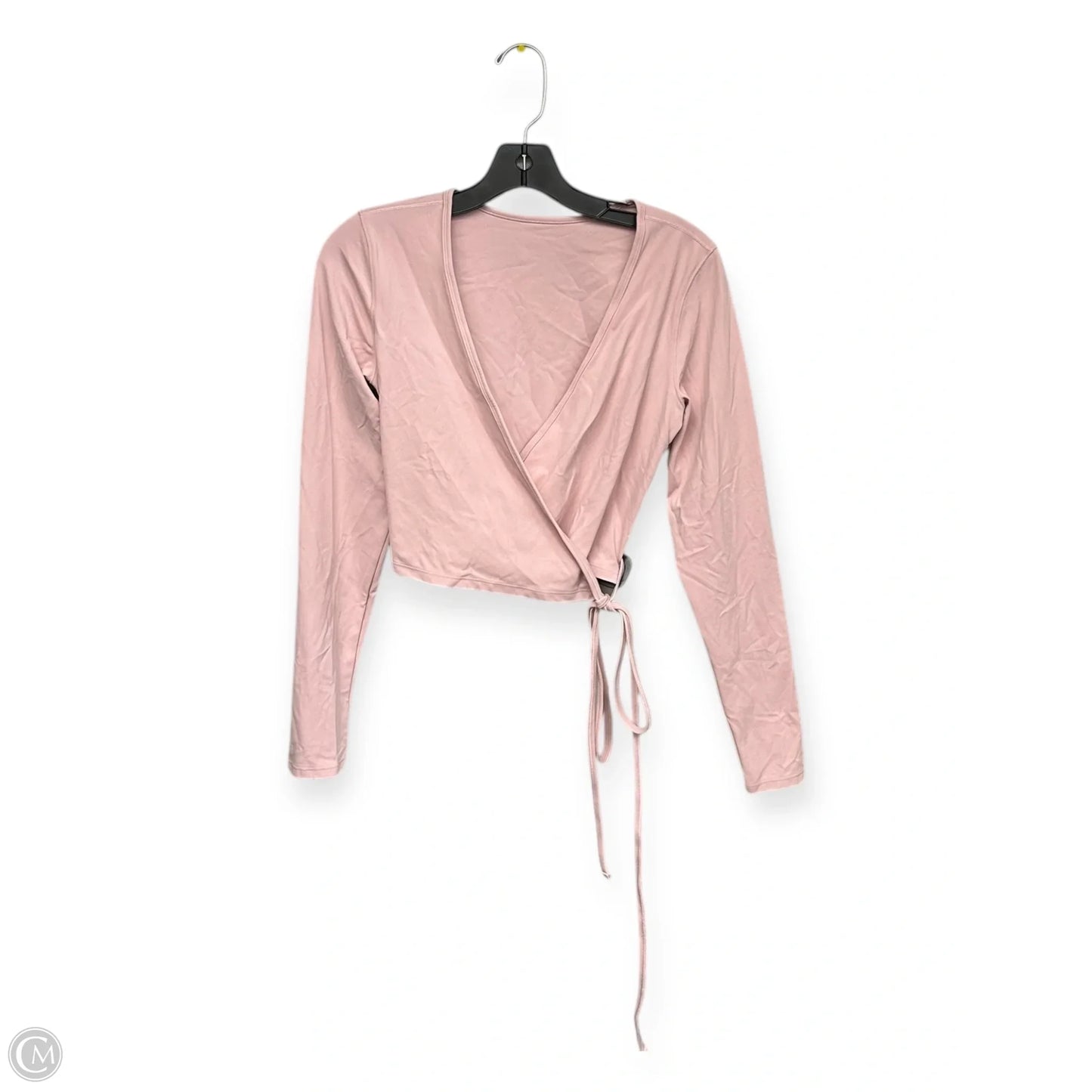 Athletic Top Long Sleeve Crewneck By Lululemon In Pink, Size: S