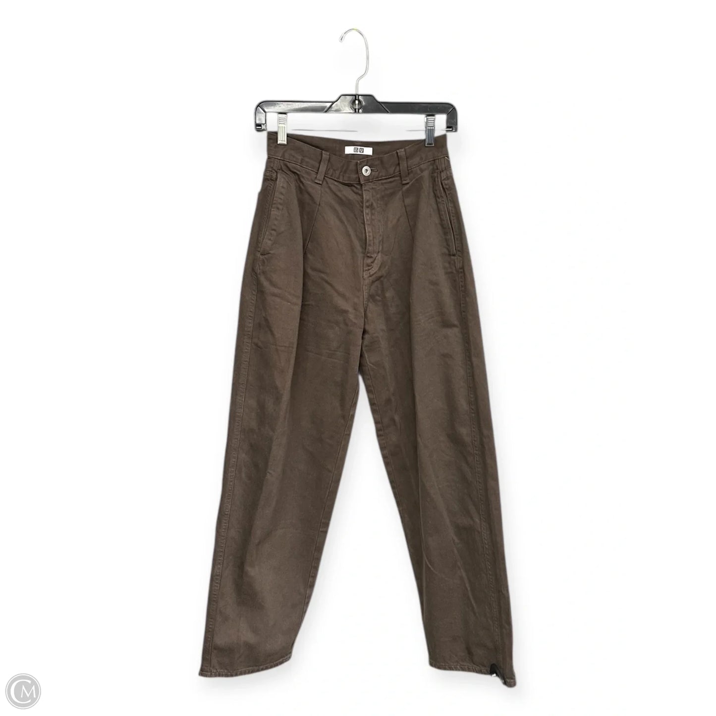 Jeans Straight By Uniqlo In Brown, Size: 0