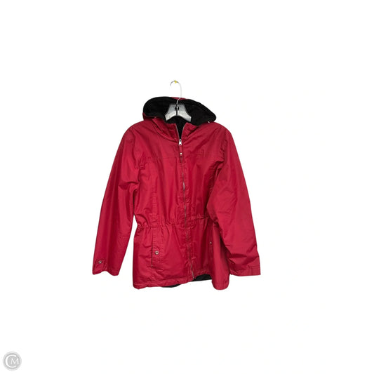 Jacket Other By Free Country In Black & Red, Size: 1x