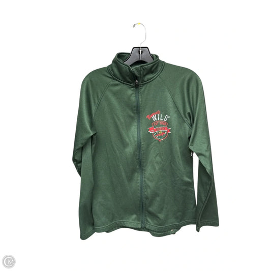 Athletic Jacket By Nhl In Green, Size: M