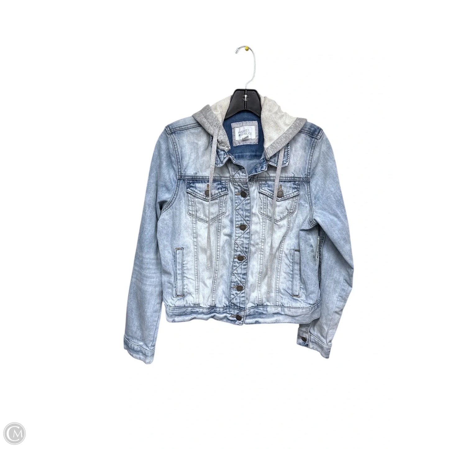 Jacket Denim By Market & Spruce In Blue Denim, Size: M